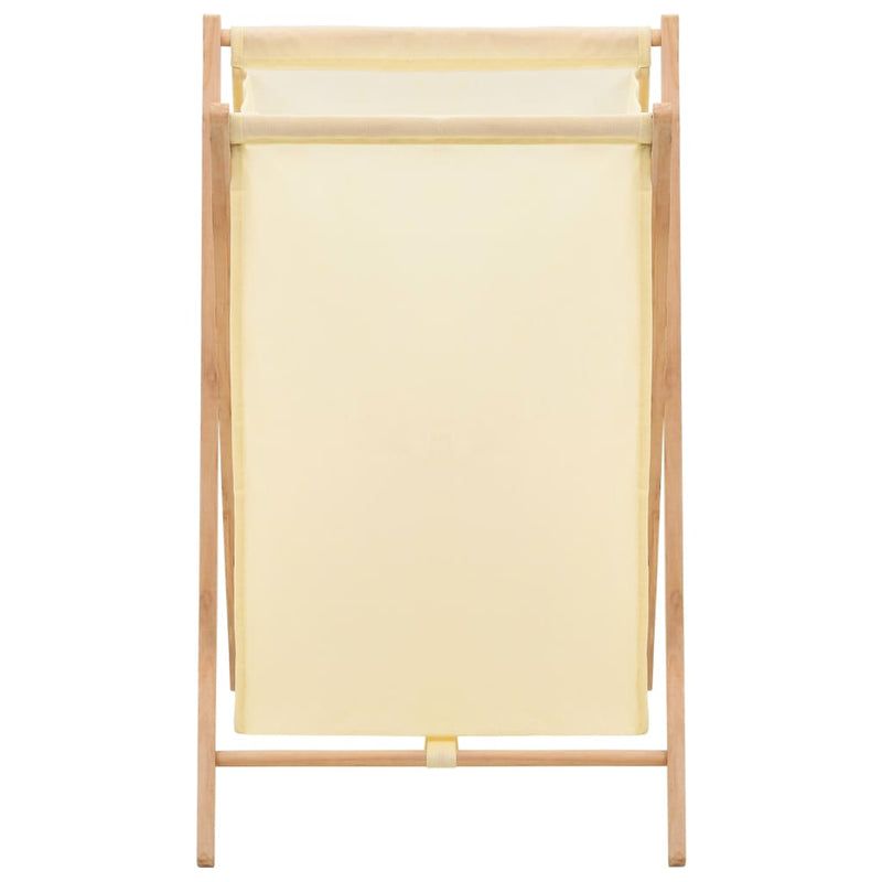 Load image into Gallery viewer, Vidaxl wasmand 42x41x64 cm cederhout en stof beige