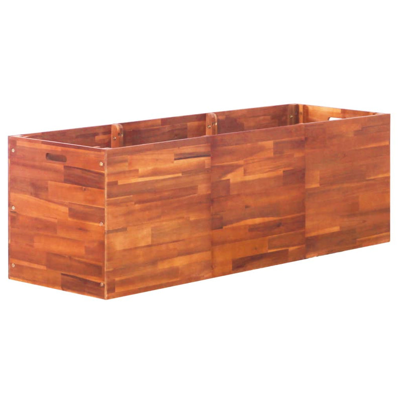 Load image into Gallery viewer, Vidaxl plantenbak verhoogd 150x50x50 cm acaciahout