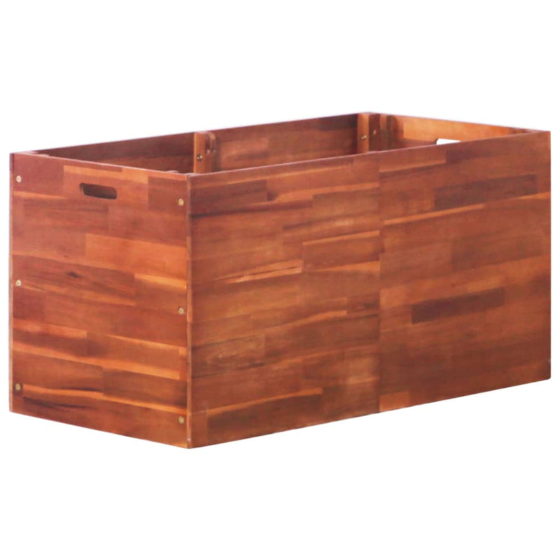 Load image into Gallery viewer, Vidaxl plantenbak verhoogd 100x50x50 cm acaciahout