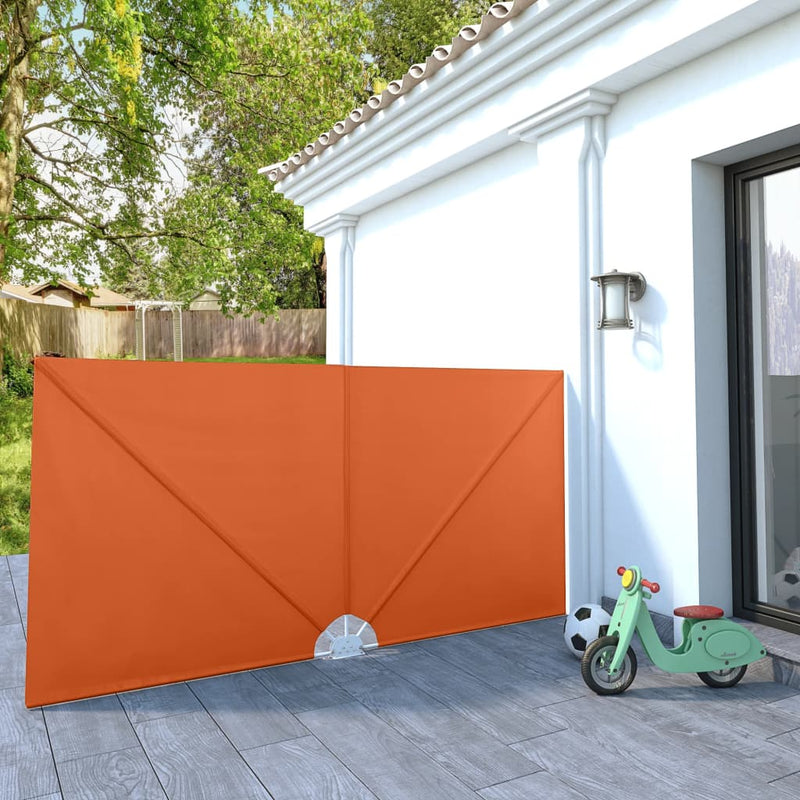 Load image into Gallery viewer, Vidaxl terrasscherm inklapbaar 300x150 cm terracottakleurig