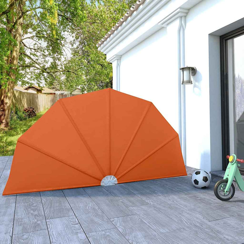 Load image into Gallery viewer, Vidaxl terrasscherm inklapbaar 160 cm terracottakleurig