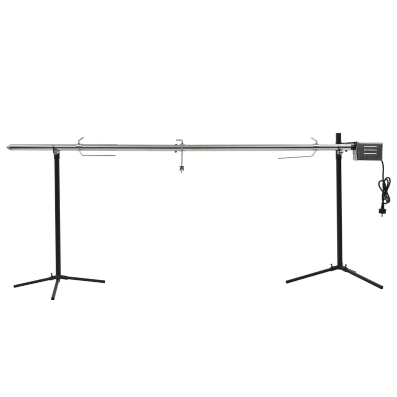 Load image into Gallery viewer, VidaXL Automatische barbecue met motor 207x45x81 cm roestvrij staal