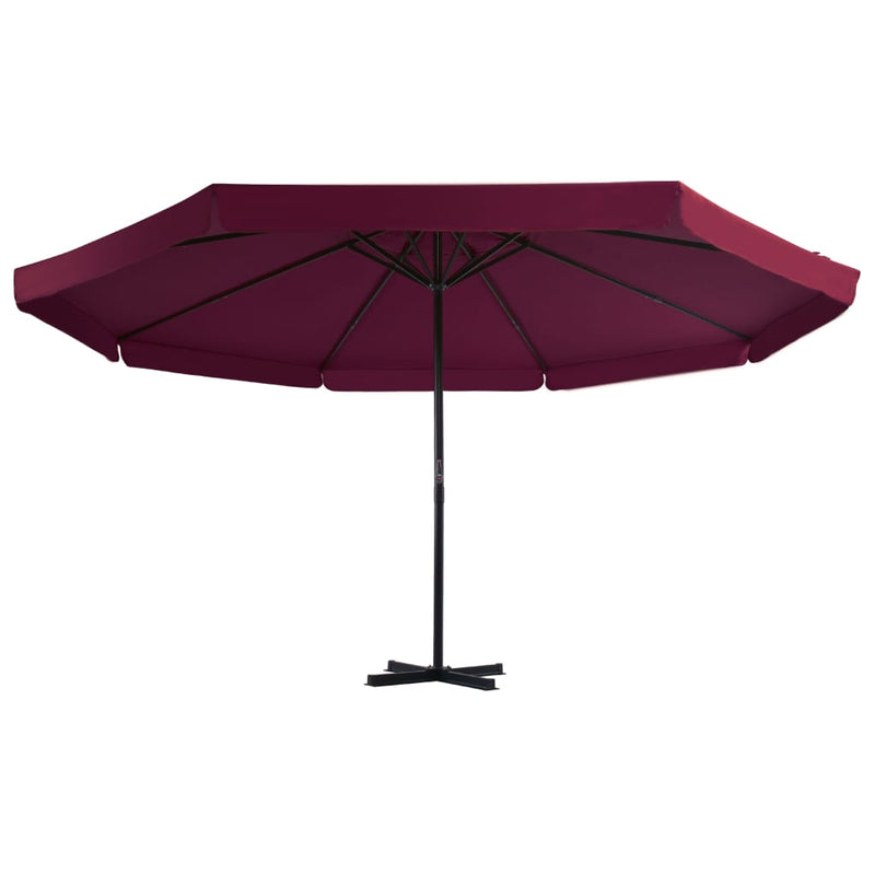 Load image into Gallery viewer, Vidaxl parasol met aluminium paal 500 cm bordeauxrood
