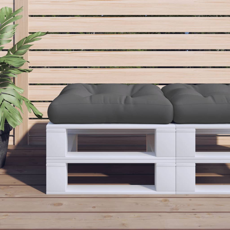 Load image into Gallery viewer, VidaXL Palletkussen 58x58x10 cm stof grijs