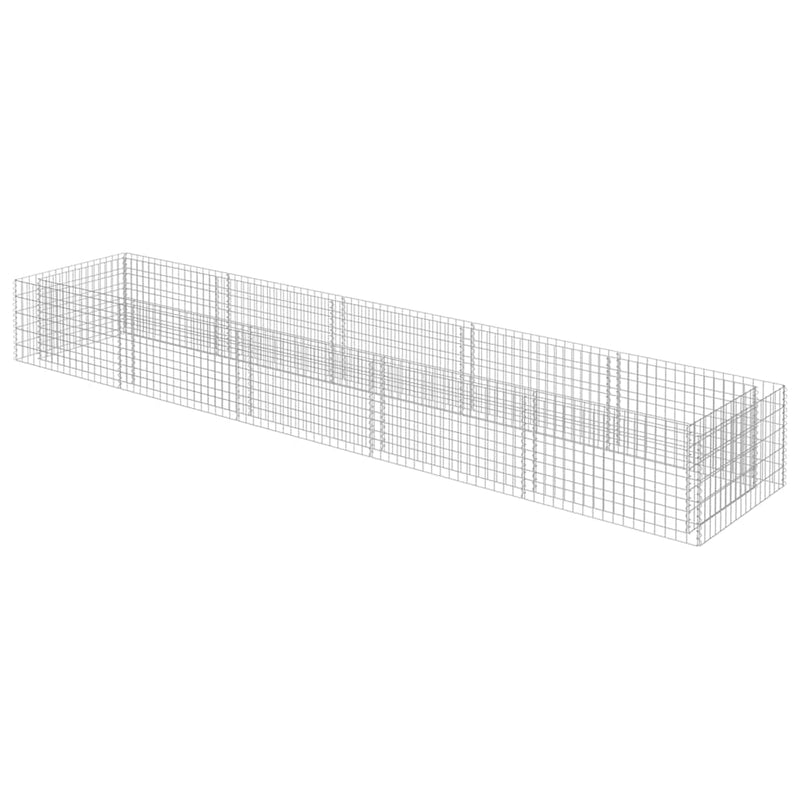 Load image into Gallery viewer, Vidaxl gabion plantenbak verhoogd 450x90x50 cm gegalvaniseerd staal