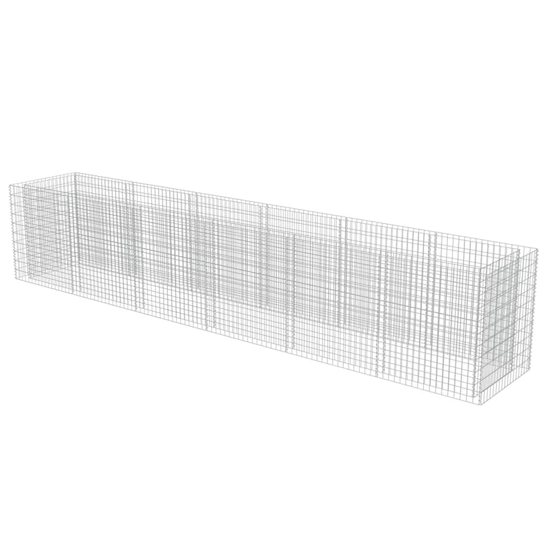 Load image into Gallery viewer, VidaXL Gabion plantenbak verhoogd 540x90x100 cm gegalvaniseerd staal