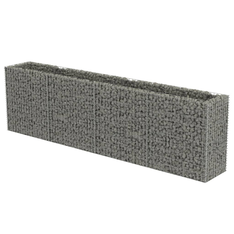 Load image into Gallery viewer, VidaXL Gabion plantenbak verhoogd 360x50x100 cm gegalvaniseerd staal