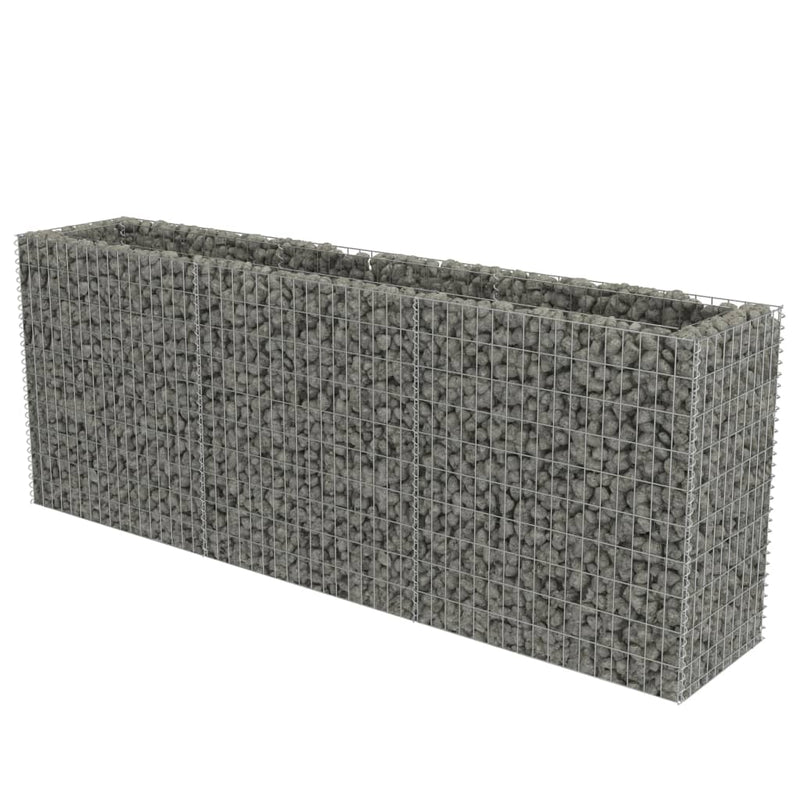 Load image into Gallery viewer, VidaXL Gabion plantenbak verhoogd 270x50x100 cm gegalvaniseerd staal