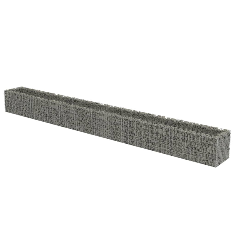 Load image into Gallery viewer, VidaXL Gabion plantenbak verhoogd 540x50x50 cm gegalvaniseerd staal