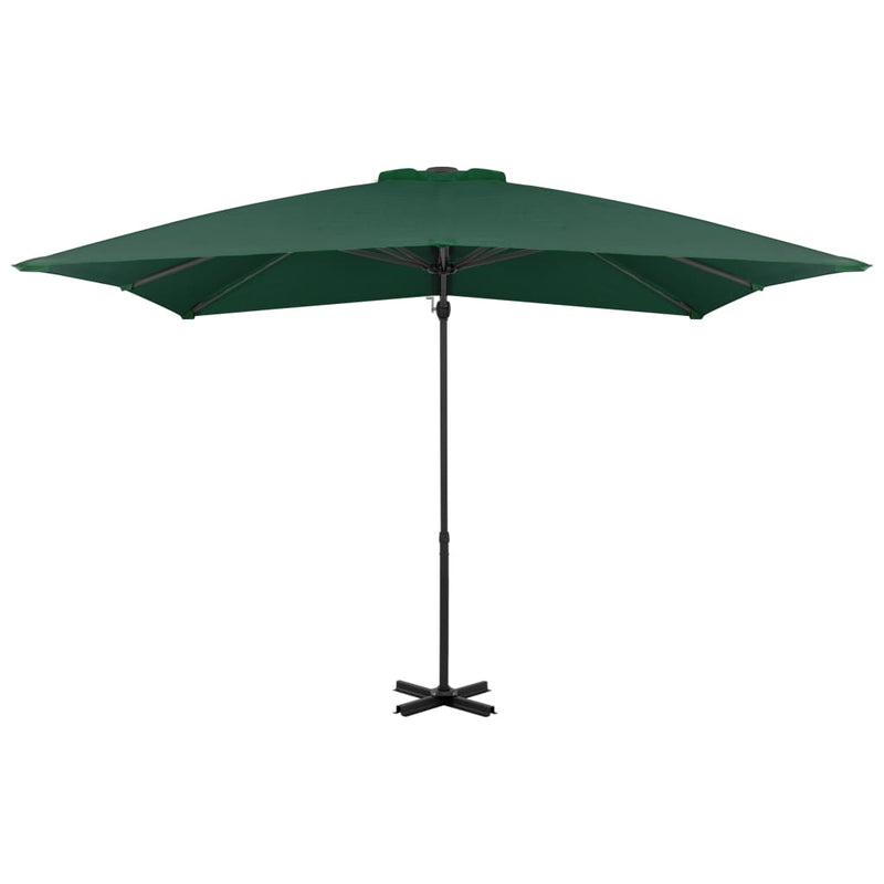 Load image into Gallery viewer, Vidaxl zweefparasol met aluminium paal 250x250 cm groen