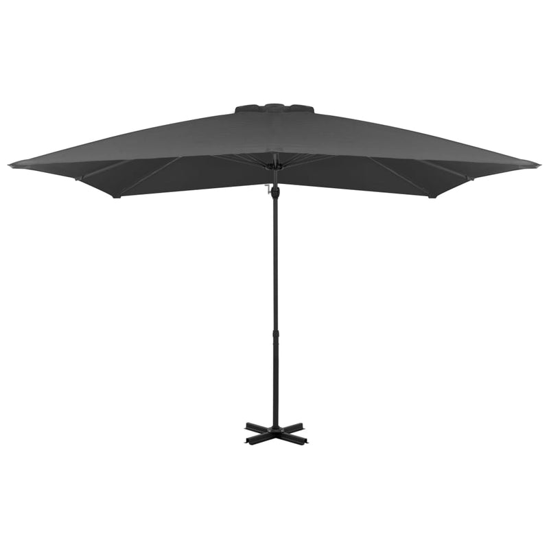Load image into Gallery viewer, Vidaxl zweefparasol met aluminium paal 250x250 cm antracietkleurig