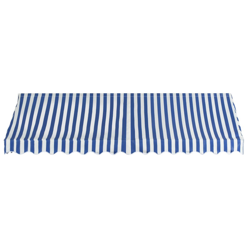 Load image into Gallery viewer, Vidaxl luifel 350x120 cm blauw en wit