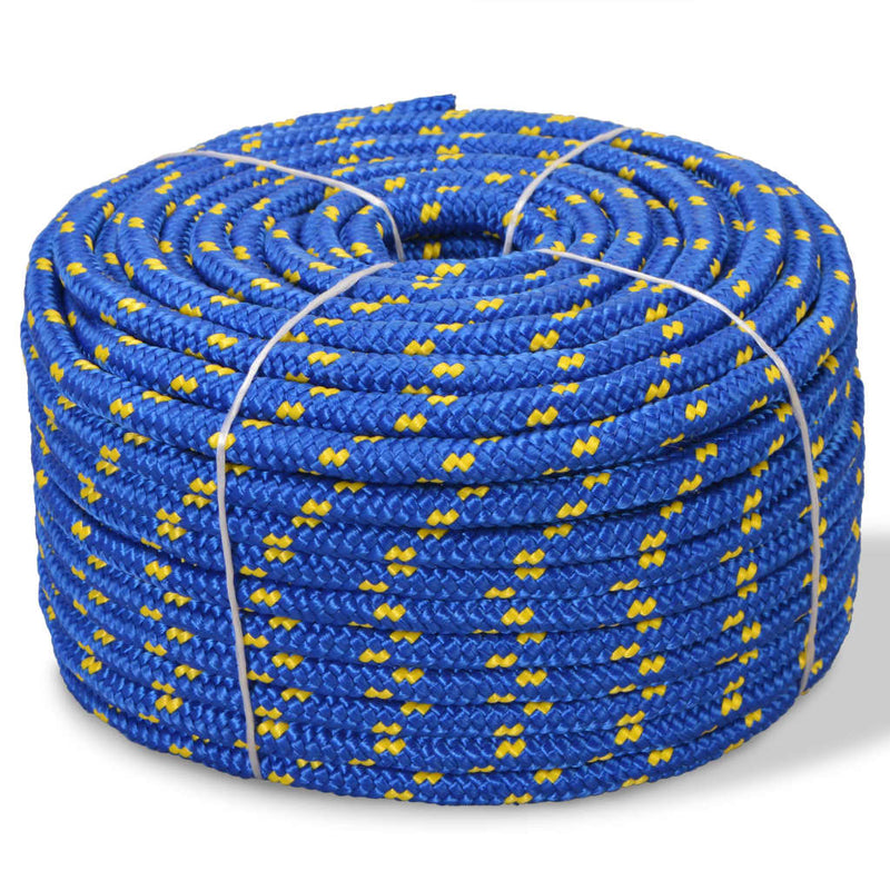 Load image into Gallery viewer, Vidaxl boot touw 12 mm 250 m polypropyleen blauw