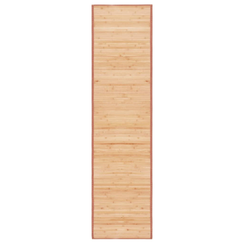 Load image into Gallery viewer, Vidaxl tapijt 80x300 cm bamboe bruin