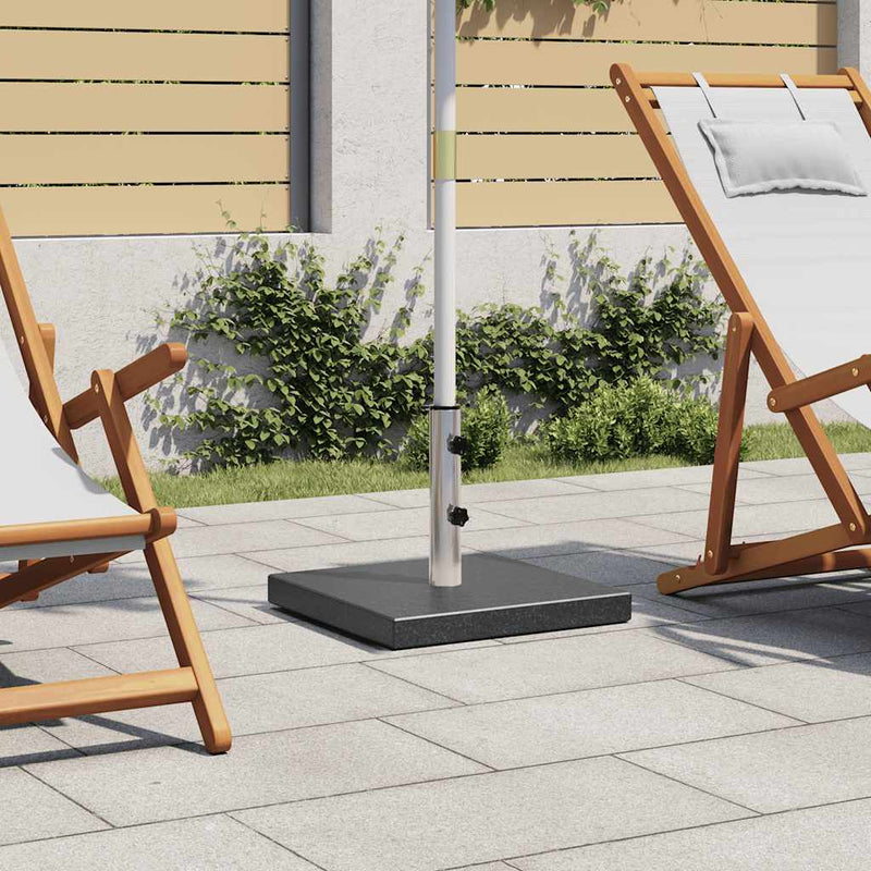 Load image into Gallery viewer, Vidaxl parasolvoet vierkant 28,5 kg graniet zwart