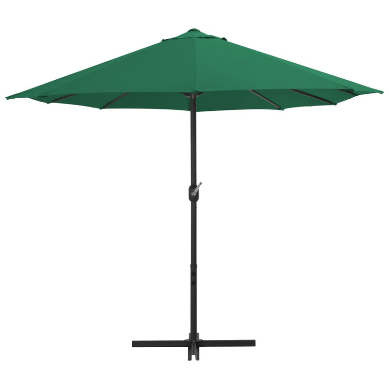 Load image into Gallery viewer, Vidaxl parasol met aluminium paal 460x270 cm groen