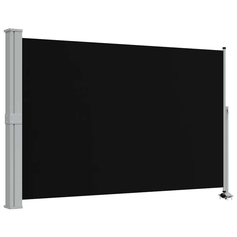 Load image into Gallery viewer, Vidaxl tuinscherm uittrekbaar 160x300 cm zwart