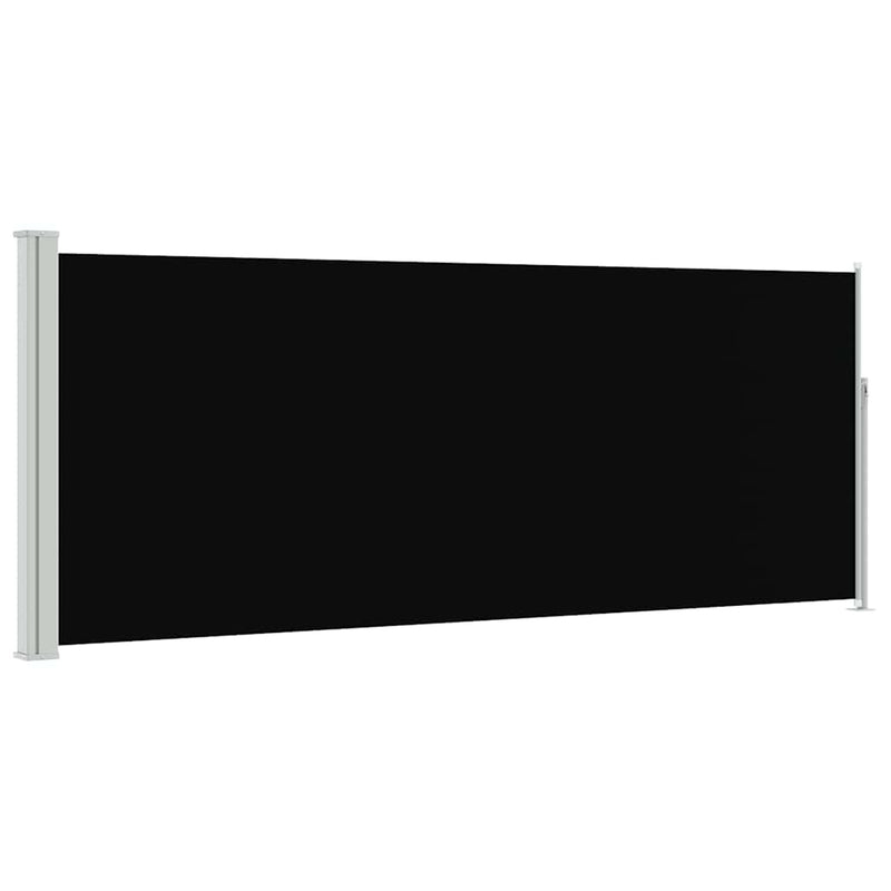 Load image into Gallery viewer, Vidaxl windscherm uittrekbaar 120x300 cm zwart