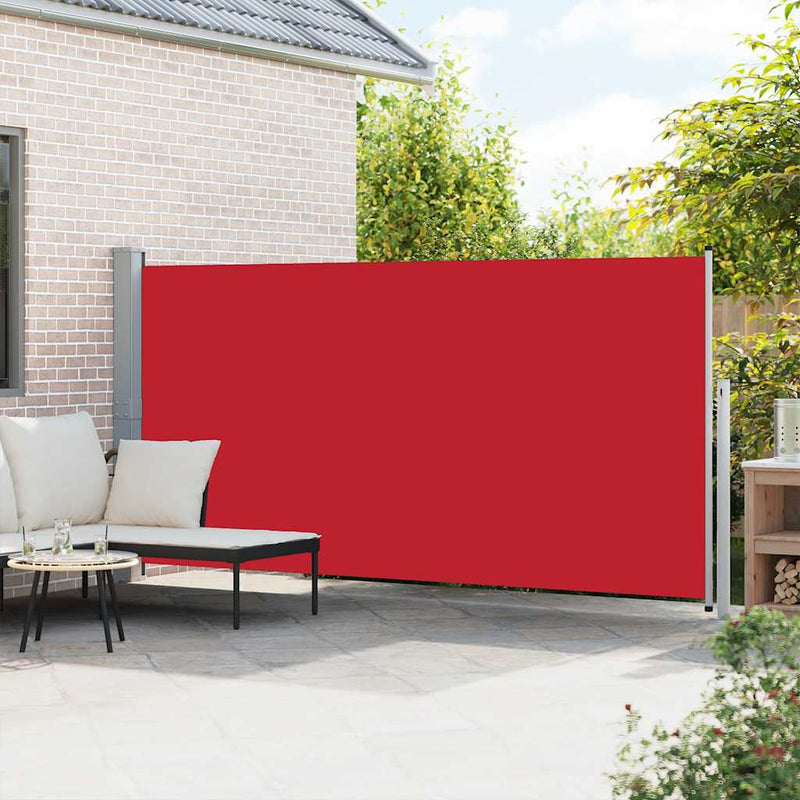 Load image into Gallery viewer, Vidaxl windscherm uittrekbaar 160x500 cm rood