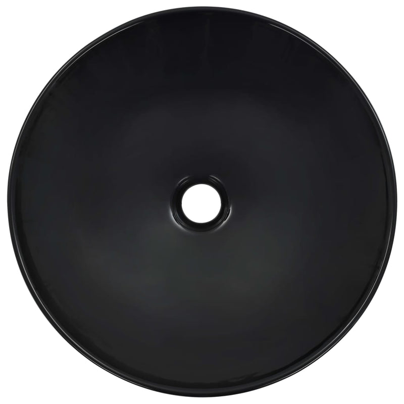 Load image into Gallery viewer, Vidaxl wastafel 41x12,5 cm keramiek zwart