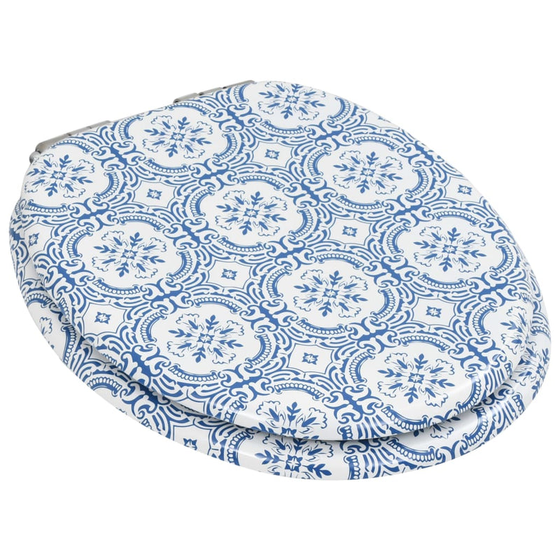 Load image into Gallery viewer, Vidaxl toiletbril met soft-close deksel porselein mdf