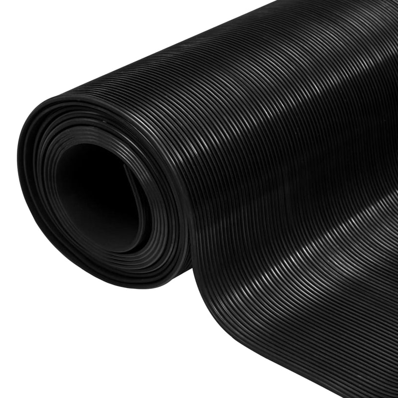Load image into Gallery viewer, Vidaxl vloermat anti-slip 3 mm 1,5x4 m rubber fijne ribbel