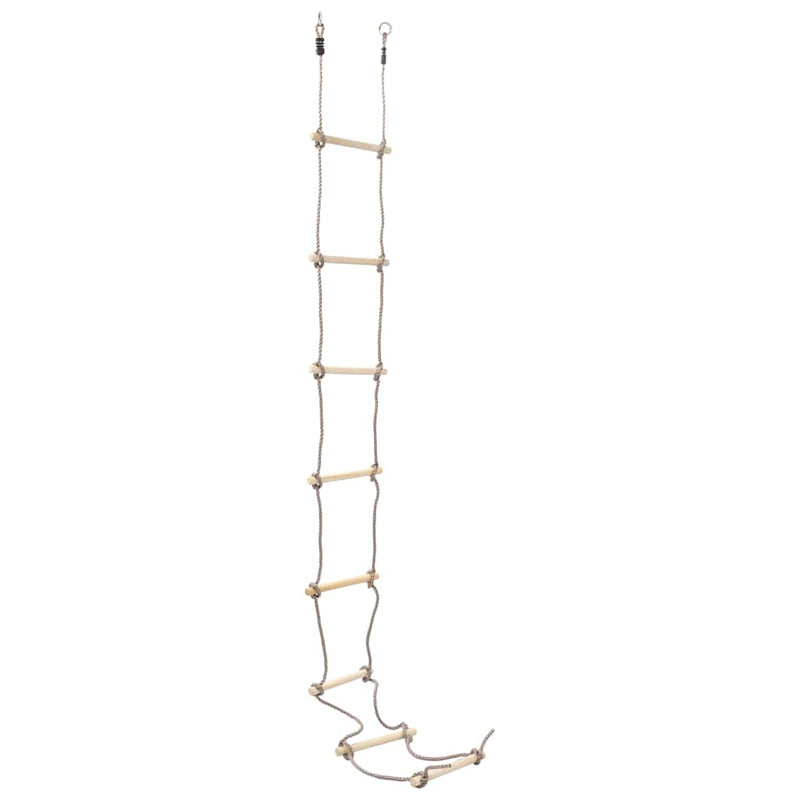 Load image into Gallery viewer, Vidaxl touwladder 290 cm hout