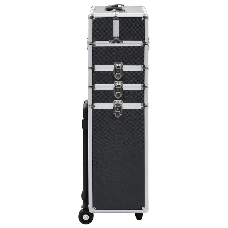 Load image into Gallery viewer, Vidaxl make-up trolley aluminium zwart