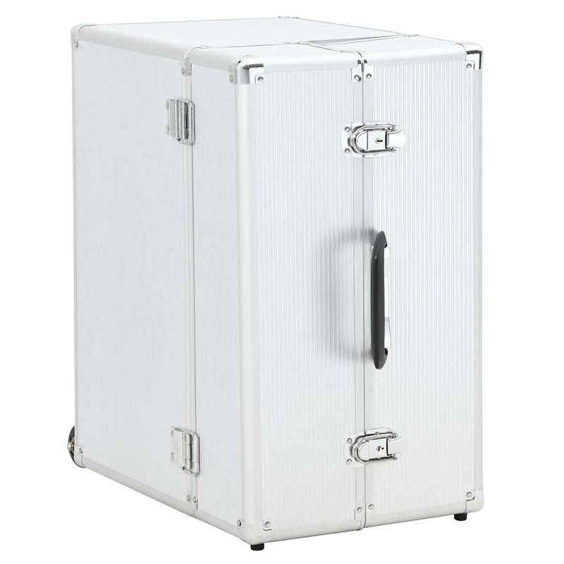 Load image into Gallery viewer, Vidaxl pilotentrolley 47x39x27 cm aluminium zilverkleurig