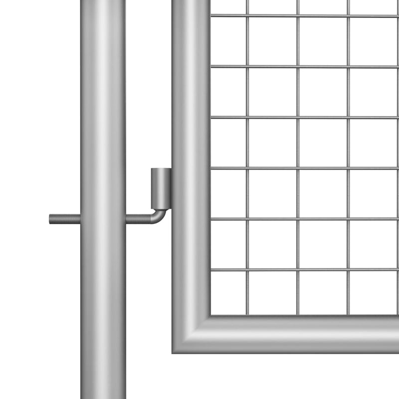 Load image into Gallery viewer, VidaXL Poort 415x125 cm gegalvaniseerd staal zilverkleurig