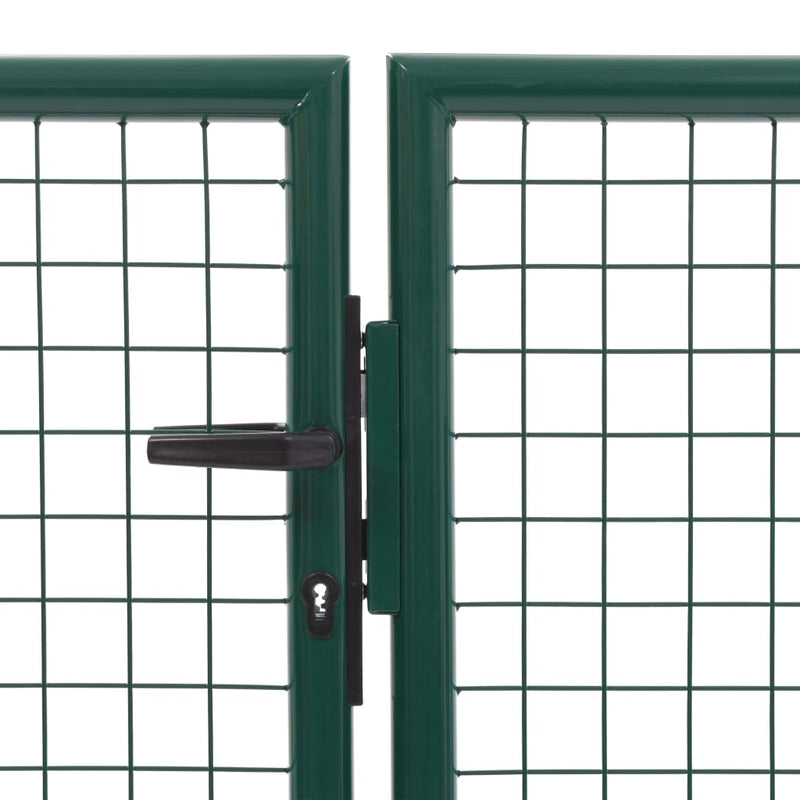 Load image into Gallery viewer, VidaXL Poort 350x100 cm staal groen