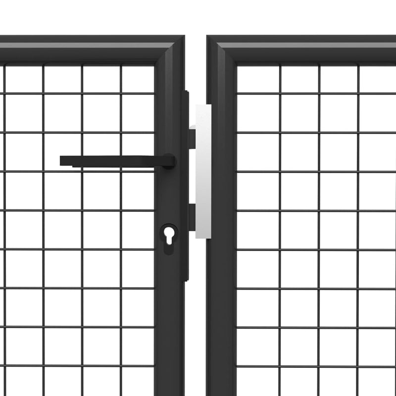 Load image into Gallery viewer, VidaXL Poort 350x150 cm staal antraciet
