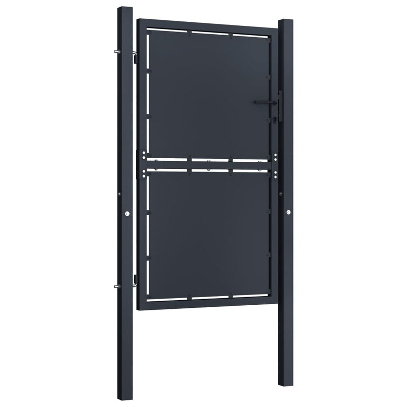 Load image into Gallery viewer, VidaXL Poort 100x175 cm staal antraciet
