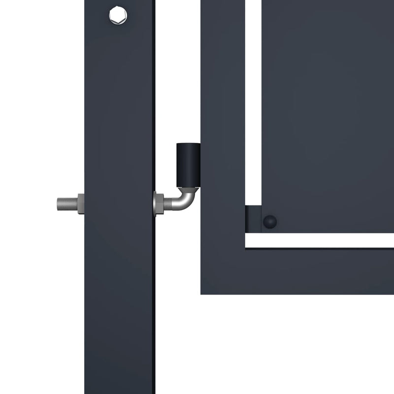 Load image into Gallery viewer, VidaXL Poort 400x175 cm staal antraciet