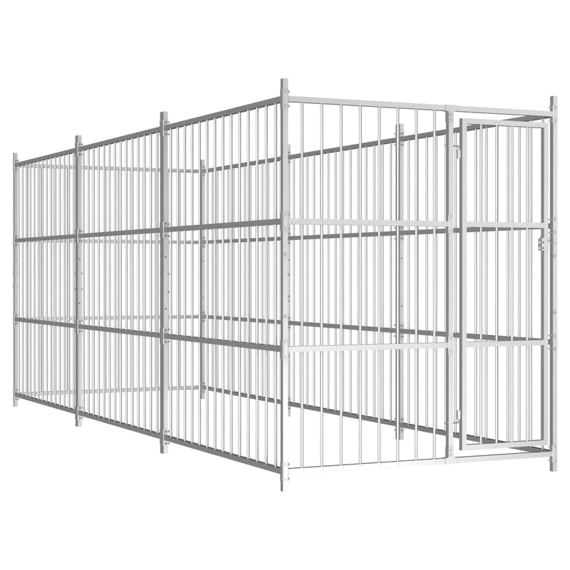 Load image into Gallery viewer, VidaXL Hondenkennel voor buiten 450x150x185 cm