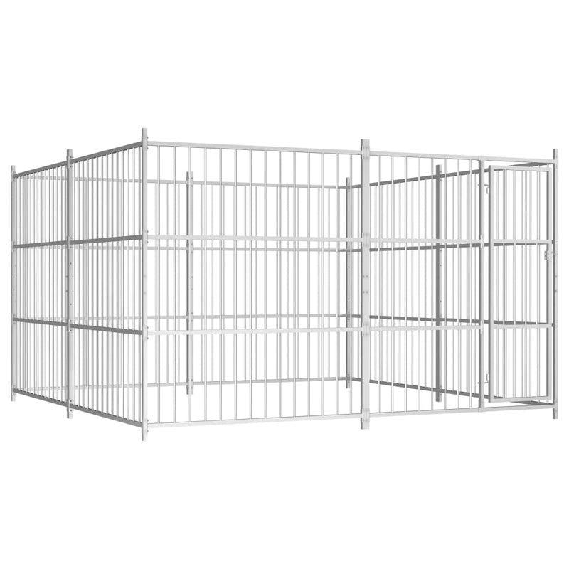 Load image into Gallery viewer, VidaXL Hondenkennel voor buiten 300x300x185 cm