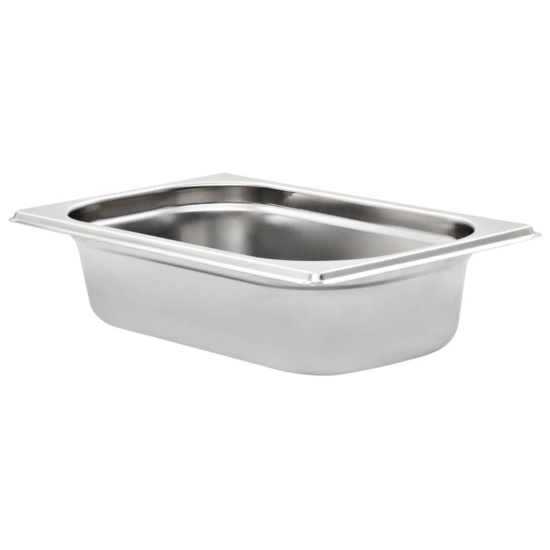 Load image into Gallery viewer, Vidaxl gastronormbakken 8 st gn 1 4 65 mm roestvrij staal