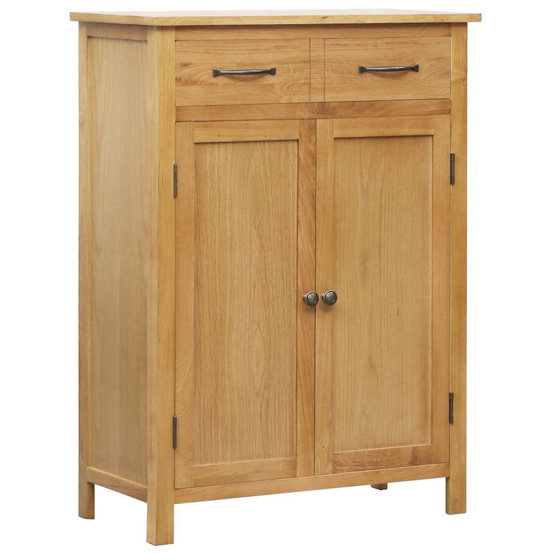 Load image into Gallery viewer, Vidaxl schoenenkast 76x37x105 cm massief eikenhout