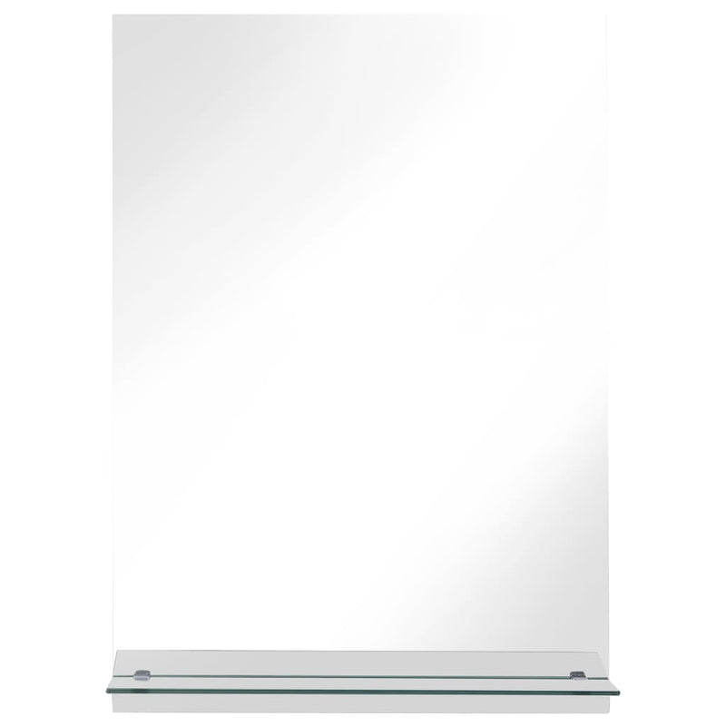 Load image into Gallery viewer, Vidaxl wandspiegel met schap 40x60 cm gehard glas
