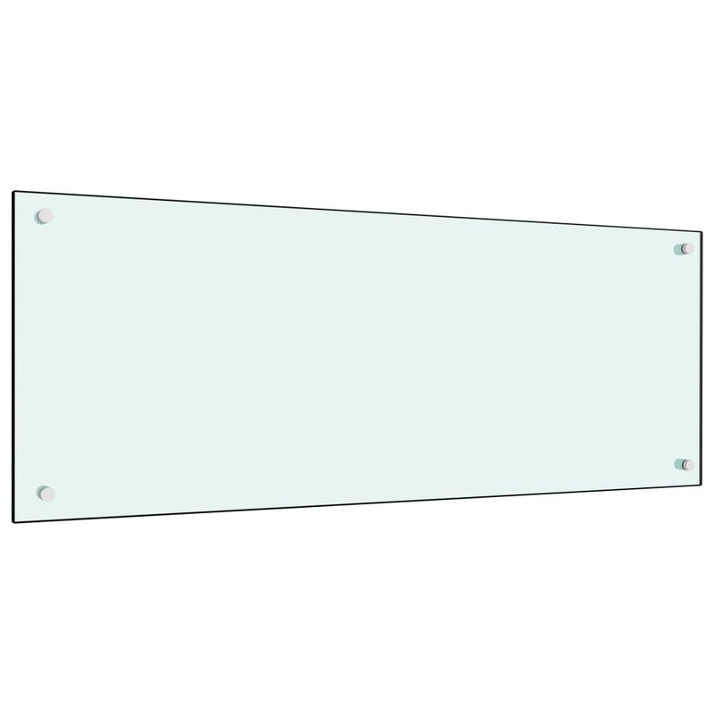 Load image into Gallery viewer, Vidaxl spatscherm keuken 100x40 cm gehard glas wit