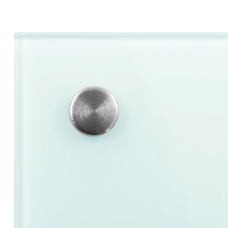 Load image into Gallery viewer, Vidaxl spatscherm keuken 100x50 cm gehard glas wit