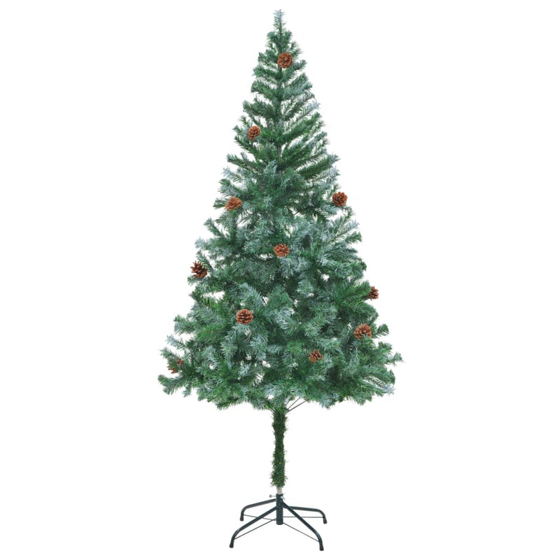 Load image into Gallery viewer, Vidaxl kunstkerstboom met dennenappels 180 cm