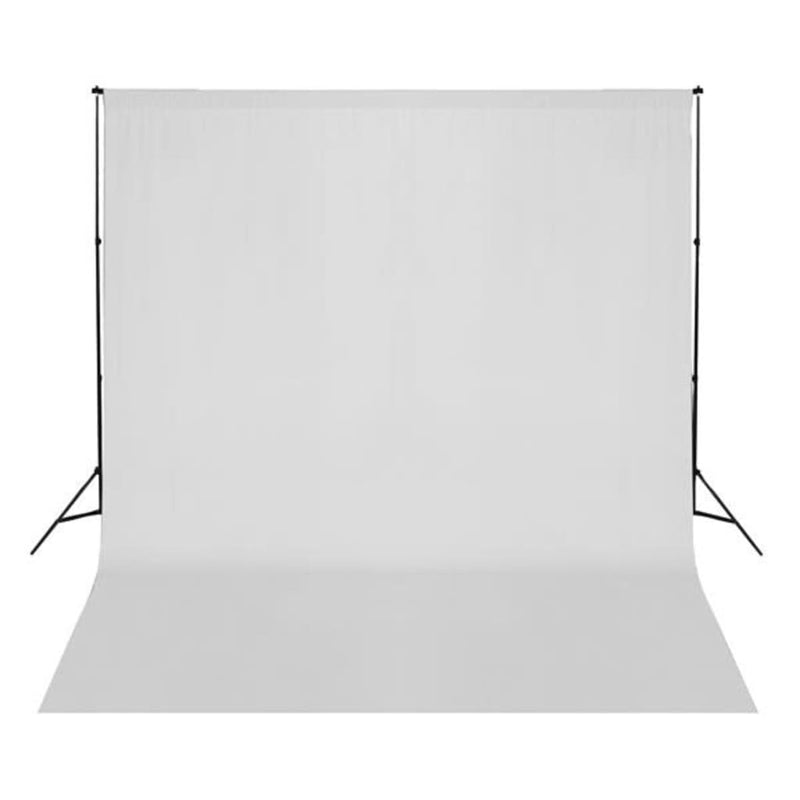 Load image into Gallery viewer, Vidaxl achtergrond zonder standaard 300x300 cm katoen wit