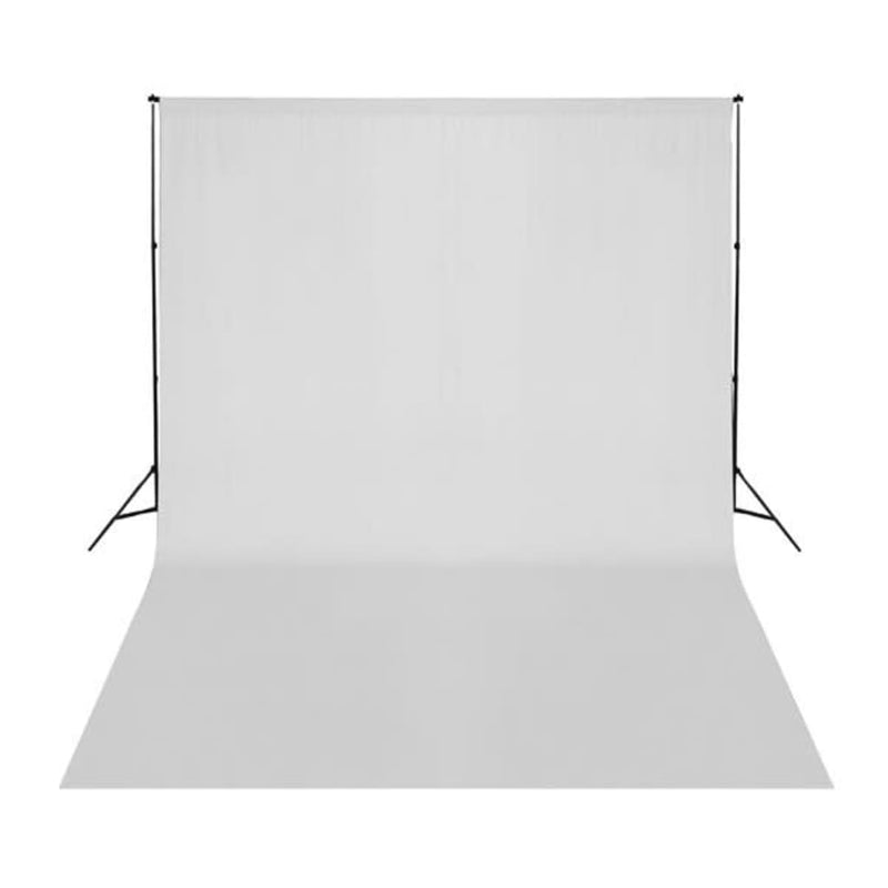 Load image into Gallery viewer, Vidaxl achtergrond zonder standaard 500x300 cm katoen wit