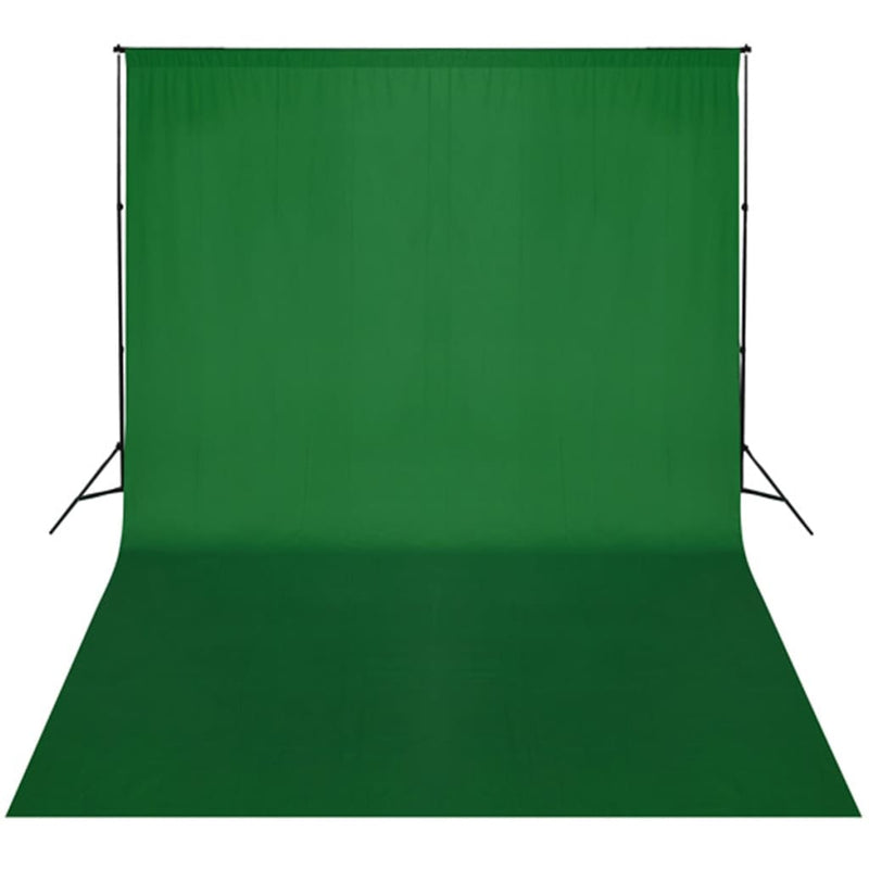 Load image into Gallery viewer, Vidaxl achtergrondsysteem 300x300 cm groen