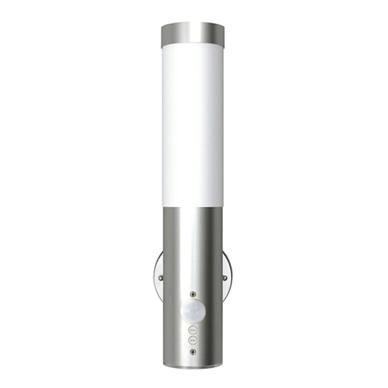 Load image into Gallery viewer, VidaXL Buitenlamp RVS Savona met sensor (2 stuks)