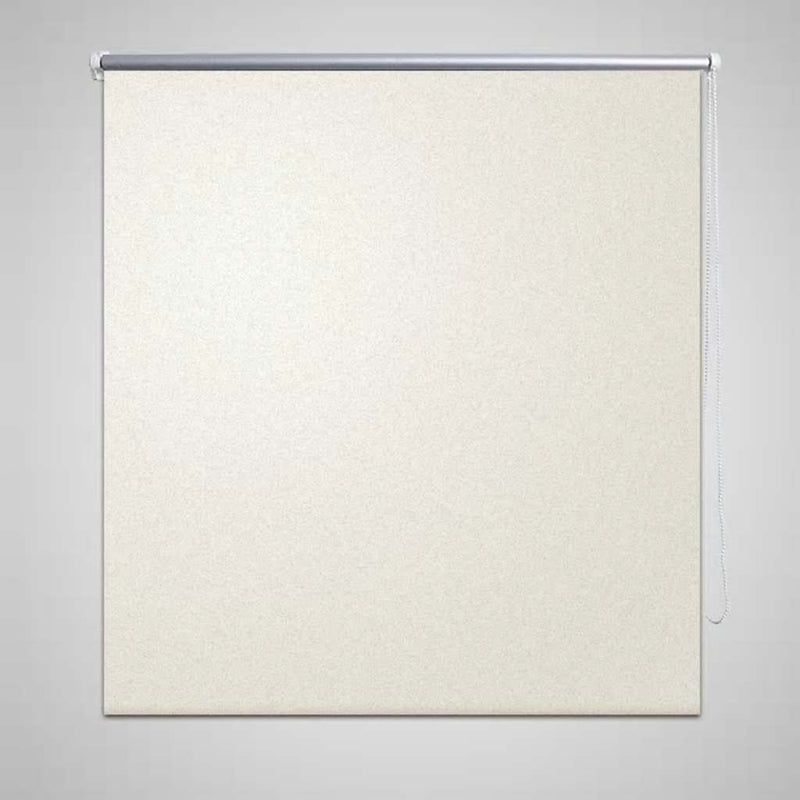 Load image into Gallery viewer, Vidaxl rolgordijn verduisterend 100 x 230 cm crême