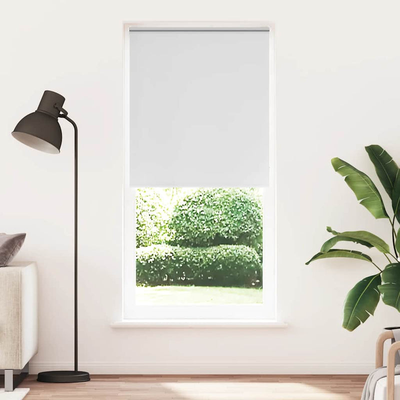 Load image into Gallery viewer, Vidaxl rolgordijn verduisterend 124,4 x 230 cm stofbreedte 120 cm wit