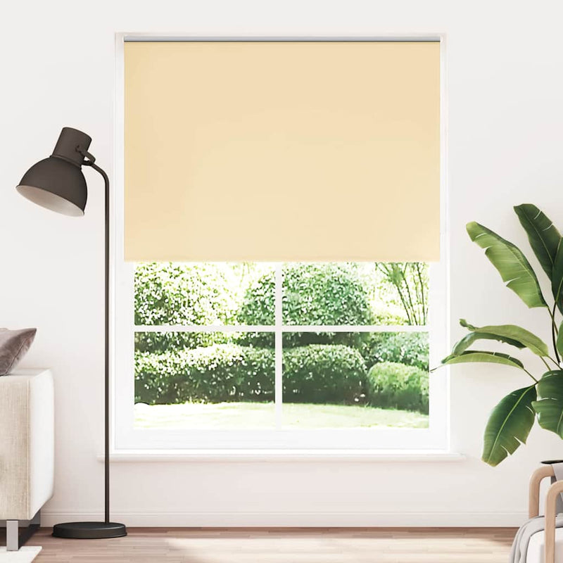 Load image into Gallery viewer, Vidaxl rolgordijn verduisterend 144,4 x 230 cm stofbreedte 140 cm beige