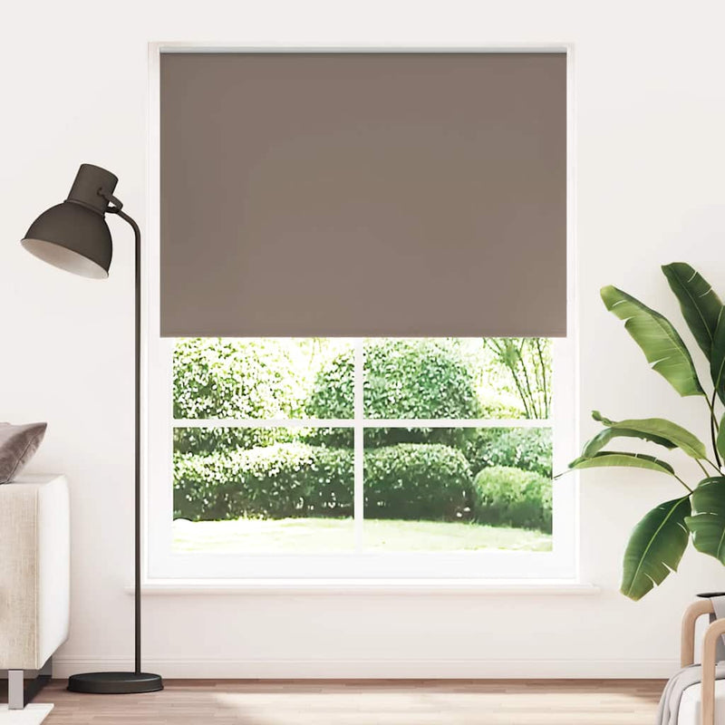 Load image into Gallery viewer, Vidaxl rolgordijn verduisterend 144,4 x 230 cm stofbreedte 140 cm koffiebruin